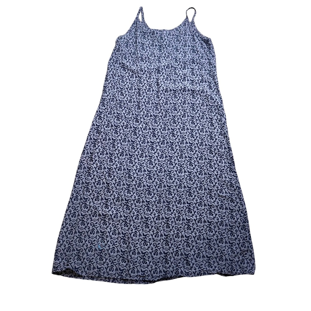 Vintage 90s Slip Dress‎ Womens Petite Small Navy Blue
